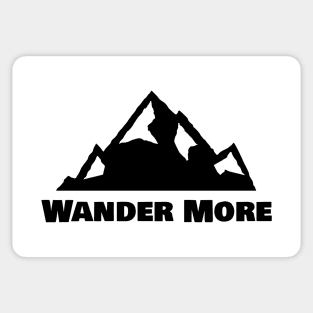 Wander More Sticker